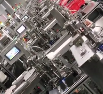 取膜機(jī)械手  自動取膜 折疊入袋 （現(xiàn)場客戶案例）